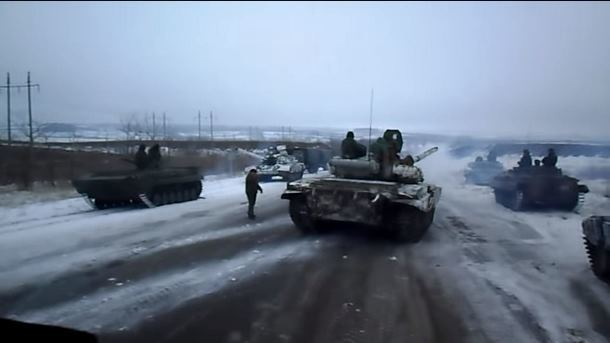 Lực lượng Nga ở gần biên giới với Ukraine.