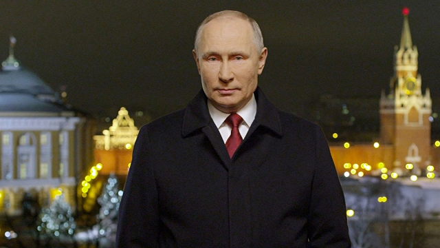 Tổng thống Nga Putin nêu thông điệp năm mới.