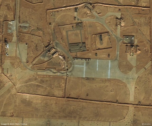 Hình ảnh vệ tinh nghi là căn cứ quân sự mới của Nga tại Syria.