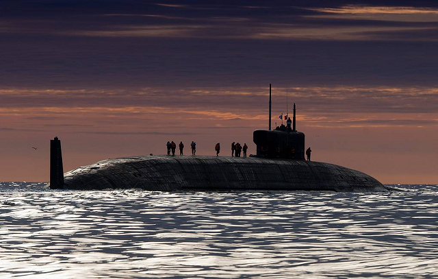Tàu ngầm chiến lược Dự án 955A chạy bằng năng lượng hạt nhân Knyaz Oleg. 