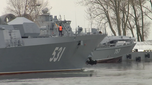 Nga triển khai tàu chiến tham gia tập trận.
