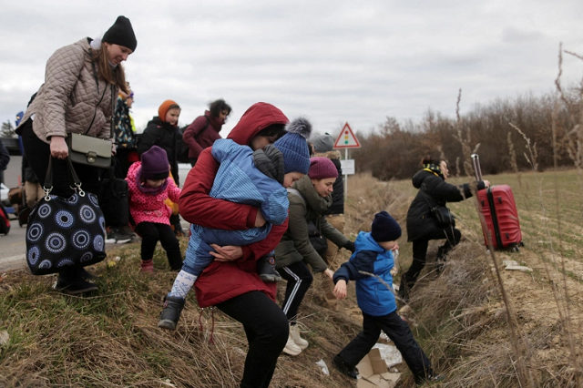 Hơn 1,3 triệu người đã chạy khỏi Ukraine kể từ Nga bắt đầu tấn công vào ngày 24/2.