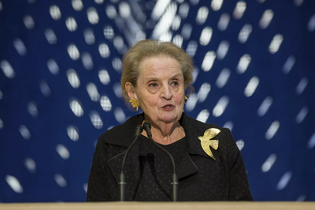 Cựu Ngoại trưởng Mỹ Madeleine Albright.