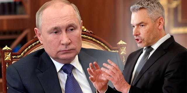 Thủ tướng Áo Karl Nehammer đã có cuộc gặp với Tổng thống Nga Putin