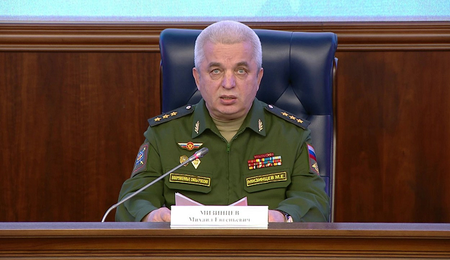 Giám đốc trung tâm chỉ huy quốc phòng Nga Mikhail Mizintsev.