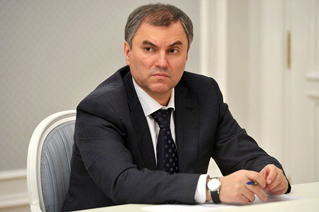 Chủ tịch Hạ viện Nga Vyacheslav Volodin.