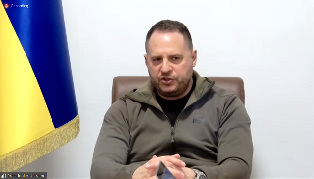 Tham mưu trưởng Andrey Yermak của Tổng thống Ukraine Zelensky.
