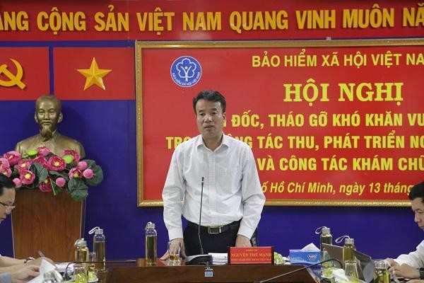 Ông Nguyễn Thế Mạnh - TGĐ BHXH Việt Nam.