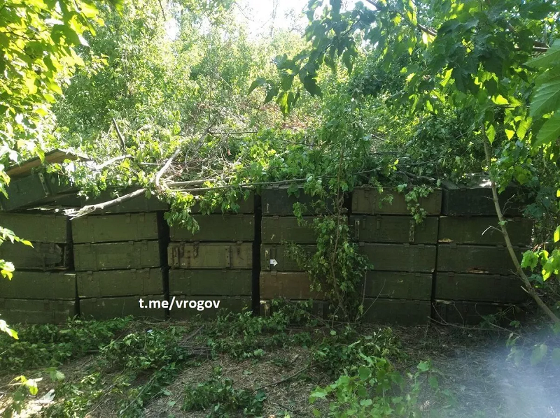 Những hộp đạn mới bị phát hiện ở Zaporozhye