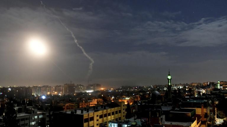 Tên lửa Israel trong một lần tấn công Syria.