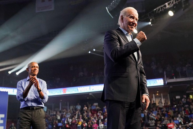 Tổng thống Joe Biden và cựu Tổng thống Obama.