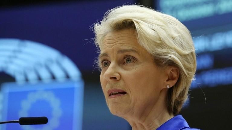 Chủ tịch Ủy ban châu Âu Ursula von der Leyen. (Ảnh: AFP / Valeria Mongelli)