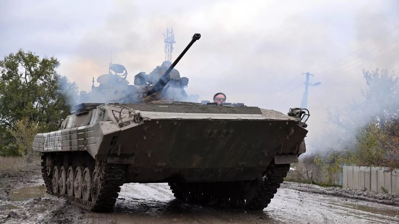 Xe chiến đấu bộ binh BMP của quân đội Nga.