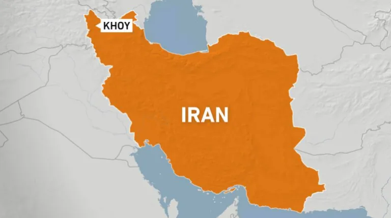 Địa điểm xảy ra động đất ở Iran.