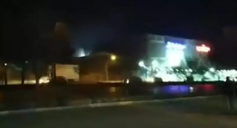 Thời điểm cơ sở ở Isfahan bị tấn công.