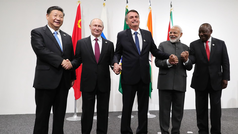 Lãnh đạo các quốc gia thuộc nhóm BRICS.