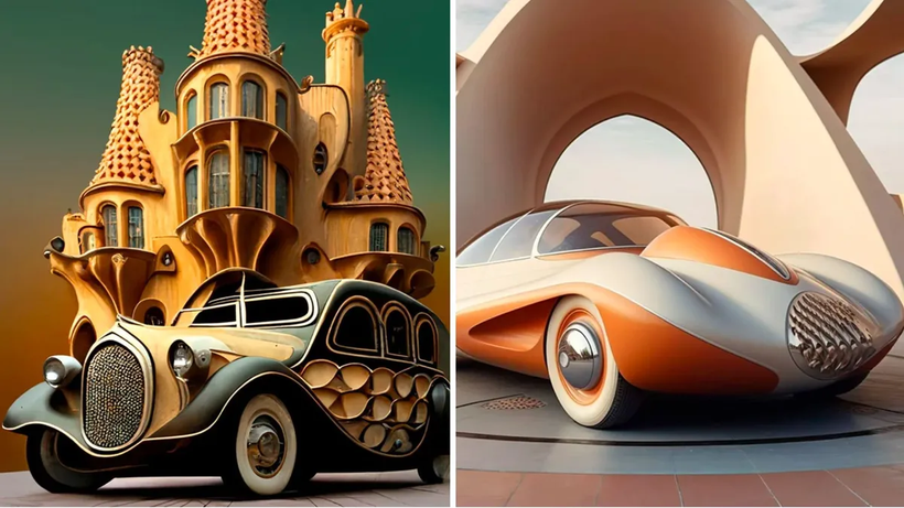 Ô tô được mô phỏng theo phong cách các kiến trúc sư nổi tiếng.