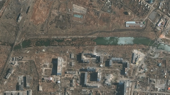 Hãng Maxar Technologies công bố hình ảnh vệ tinh mới về Bakhmut, Donetsk.