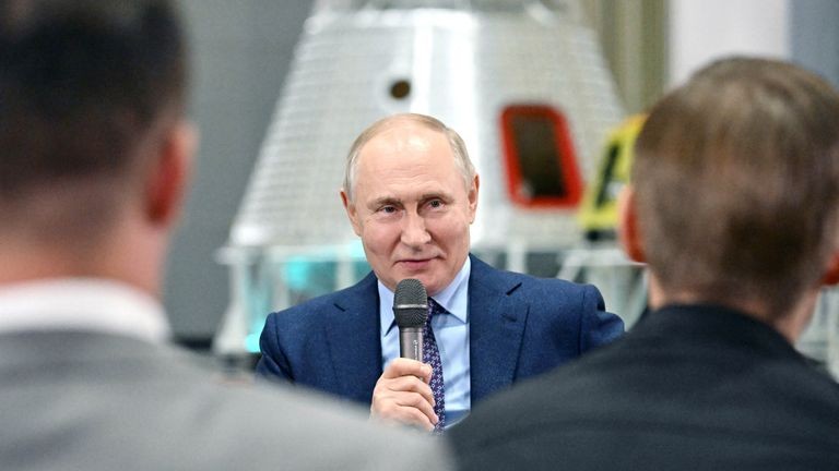 Tổng thống Nga Vladimir Putin. (Ảnh: Skynews)
