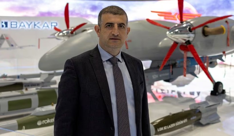 Haluk Bayraktar, Giám đốc điều hành của hãng sản xuất UAV Thổ Nhĩ Kỳ Baykar. (Ảnh: Reuters)
