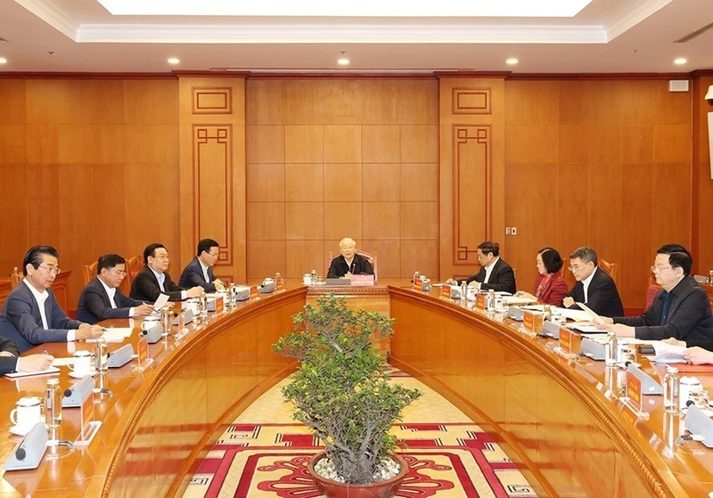 Tổng Bí thư chủ trì phiên họp đầu tiên Tiểu ban Nhân sự Đại hội XIV của Đảng