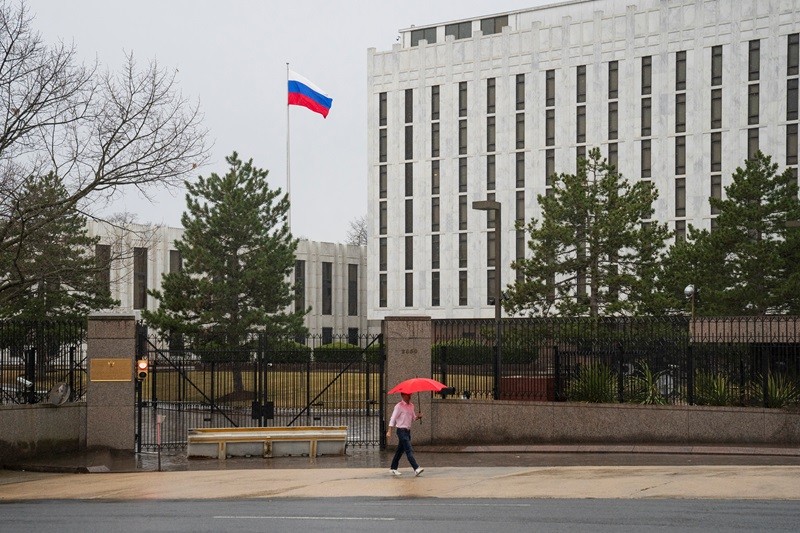 Đại sứ quán Nga tại Mỹ. (Ảnh: Reuters)