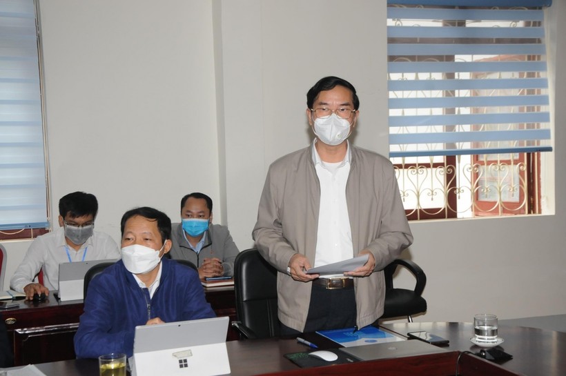 PGS.TS Nguyễn Huy Hoàng, Giám đốc Sở GD& ĐT tỉnh Sơn La phát biểu tại chương trình.