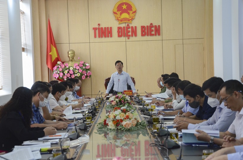Ông Phạm Đức Toàn, Phó Chủ tịch Thường trực UBND tỉnh Điện Biên phát biểu chỉ đạo.