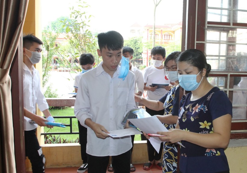 Thí sinh Bắc Giang tham dự kì thi tốt nghiệp THPT 2020.
