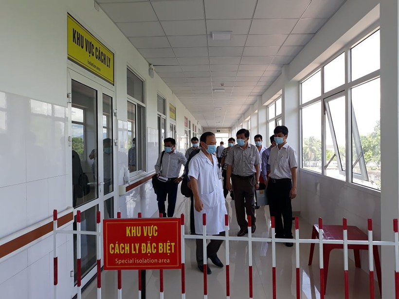 Bộ Y tế kiểm tra công tác phòng chống dịch bệnh Covid - 19 tại khu cách ly đặc biệt của Bệnh viện Hữu nghị Việt Nam - Cu Ba - Đồng Hới 