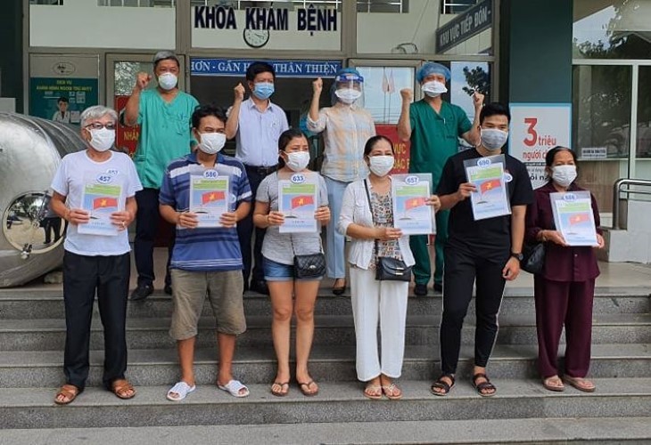 Tới nay, Đà Nẵng đã công bố chữa khỏi cho 76 bệnh nhân Covid-19. Ảnh: Bộ Y tế cung cấp
