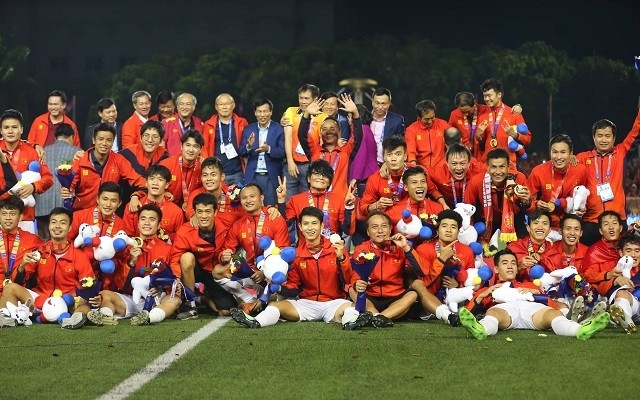 HLV Park Hang-seo giúp U22 Việt Nam giành HC vàng SEA Games 30.