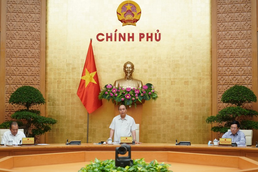 Thủ tướng Nguyễn Xuân Phúc chỉ đạo tại buổi họp chiều nay.