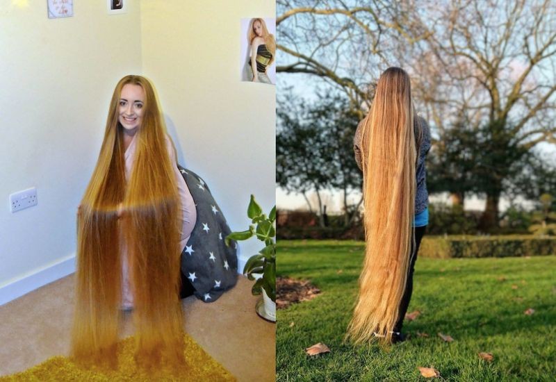 Malgorzata Kulczyk, 34 tuổi, mang quốc tịch Ba Lan, hiện sống tại London có mái tóc vàng dài đến 157 cm. Nhiều người yêu mến gọi cô nàng bằng biệt danh "Công chúa tóc mây đời thực".