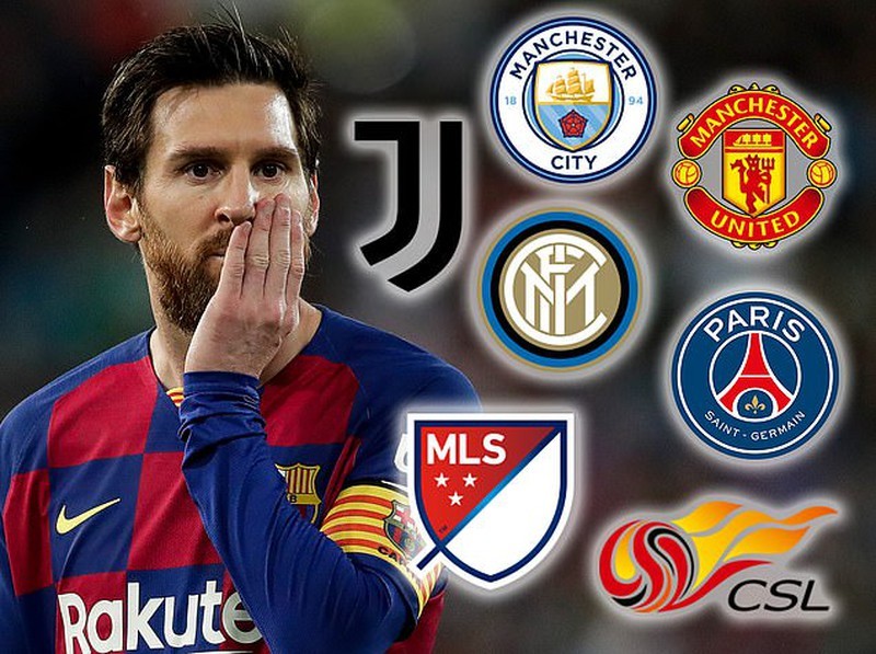 Đâu là nơi đến của Messi sau khi rời Barca? ẢNH: DAILY MAIL.