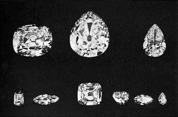 Cullinan được chế tác thành 9 viên kim cương chính.