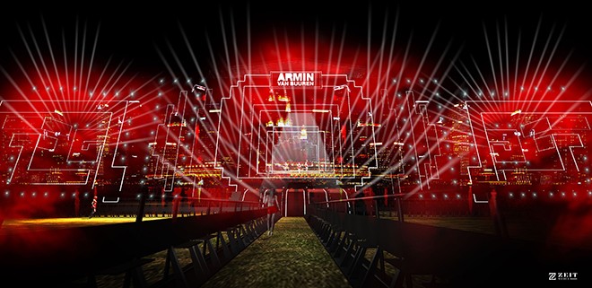 Sân khấu đêm nhạc Armin là một trong những show diễn quy mô nhất ở nước ta từ trước đến nay, theo các quy chuẩn quôc tế 