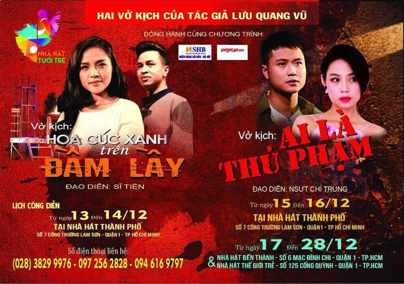 Các vở diễn được Nhà hát Tuổi trẻ giới thiệu tới khán giả TPHCM lần này đều là những tác phẩm đặc sắc của Lưu Quang Vũ
