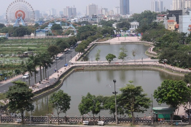 Toàn cảnh phố đi bộ Trịnh Công Sơn nhìn từ trên cao