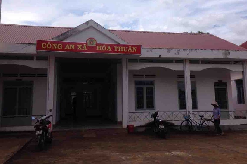 Trụ sở Công an xã Hòa Thuận, TP. Buôn Ma Thuột.