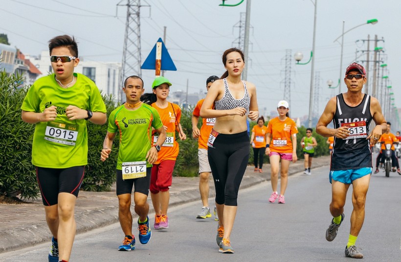 Đường  chạy của  giải “Longbien Marathon 2017” được công  nhận bởi  IAAF-AIMS - điều mà chưa một giải chạy nào ở Hà  Nội có được.