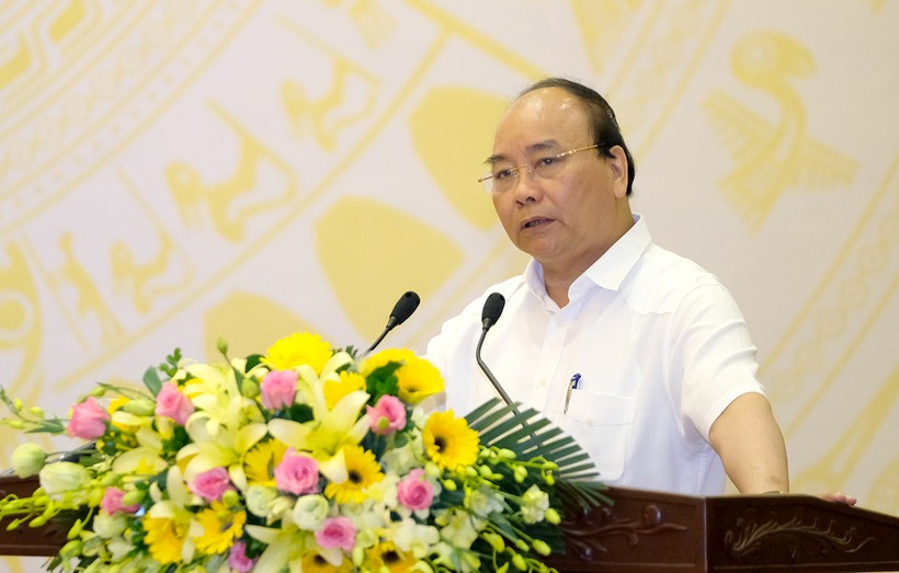 Thủ tướng Nguyễn Xuân Phúc: Cán bộ không làm sai thì ít xảy ra hoặc không xảy ra khiếu kiện Ảnh: VGP