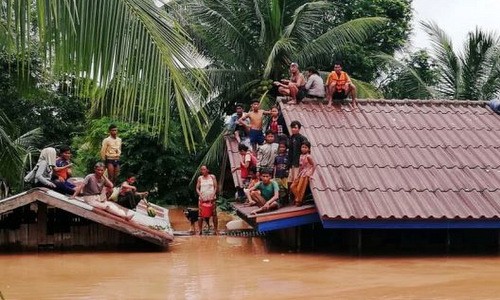 Hỗ trợ Lào khắc phục sự cố vỡ đập thủy điện