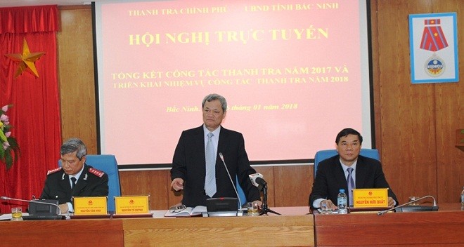 Chủ tịch UBND tỉnh Bắc Ninh Nguyễn Tử Quỳnh phát biểu tại hội nghị.