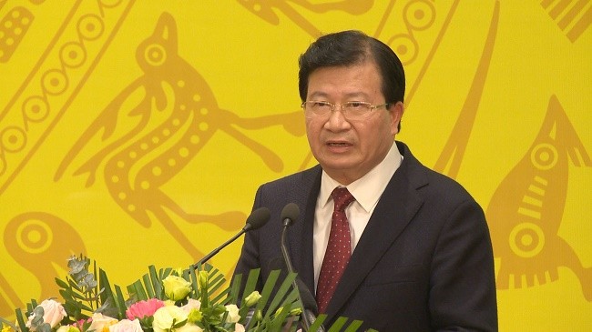 Phó thủ tướng Chính phủ Trịnh Đình Dũng phát biểu tại hội nghị