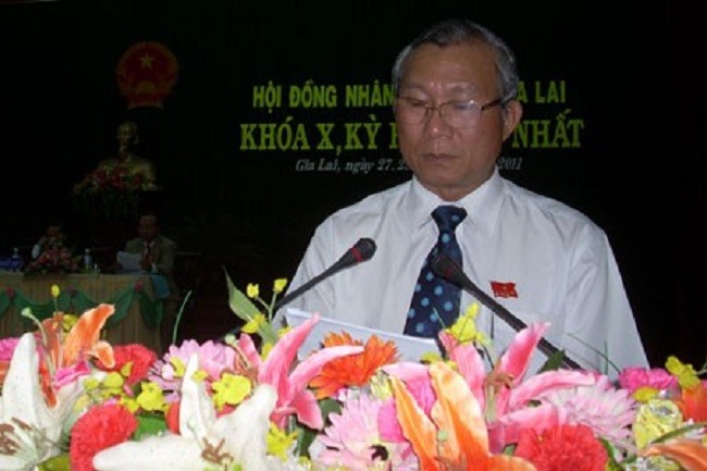 Nguyên Chủ tịch UBND tỉnh Gia Lai- Phạn Thế Dũng. Ảnh: Cổng TTĐT Gia Lai