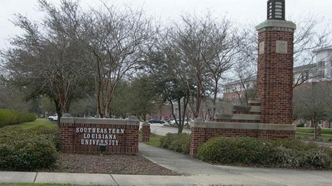 Đại học Southeastern Louisiana - nơi xảy ra vụ việc. (Nguồn: WDSU)