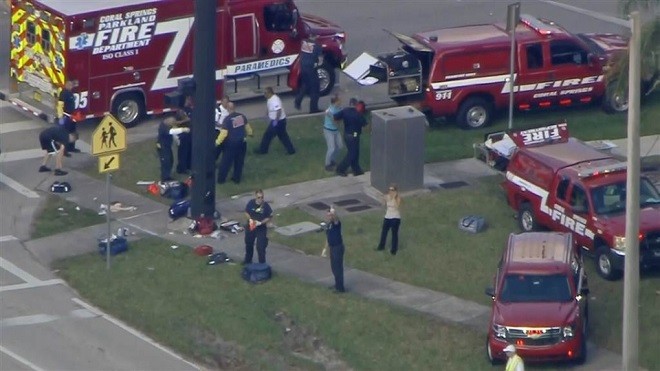 Hiện trường vụ xả súng tại Florida - Nguồn: NBC News
