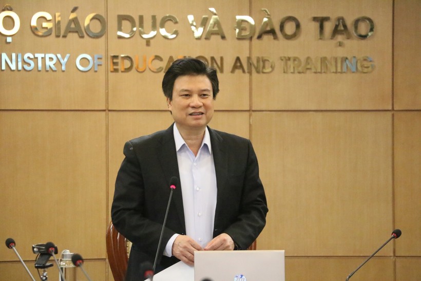 Thứ trưởng Nguyễn Hữu Độ phát biểu khai mạc tập huấn.
