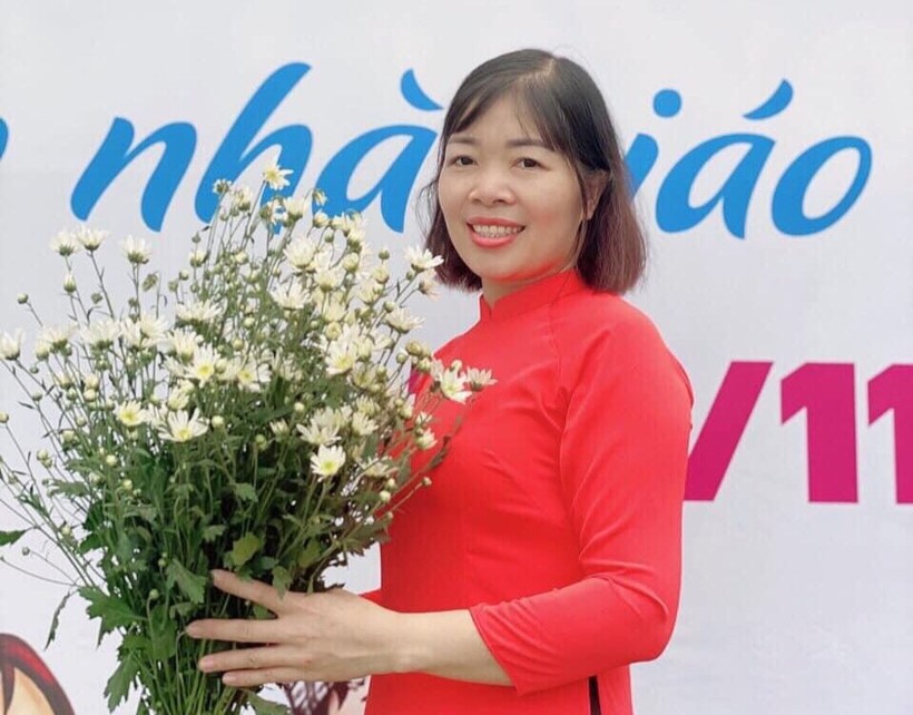 Cô giáo Chu Thị Ngọc Thơ, giáo viên Trường Mầm non Lĩnh Nam, Hà Nội. Ảnh: NVCC.